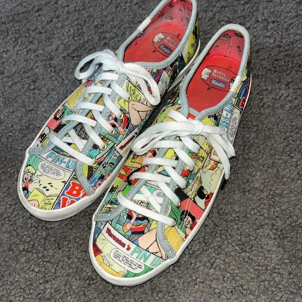 BETTY and VERONICA X KEDS LIMITED. KICKSTART SNEAKERS RIVERDALE ARCHIE JUGHEAD 9